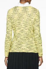 Lattice Trim Tweed Jacket