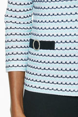 Plus Size Crystal Accent Knit Jacket