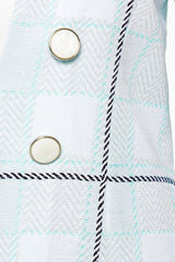 Soft Plaid Knit Jacket