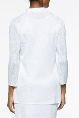 Plus Size Jacquard Pattern Knit Jacket
