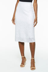 Plus Size Jacquard Pattern Knit Skirt